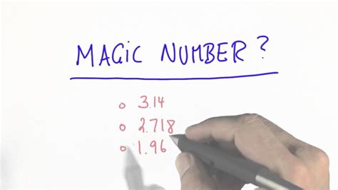 Magic number machibe